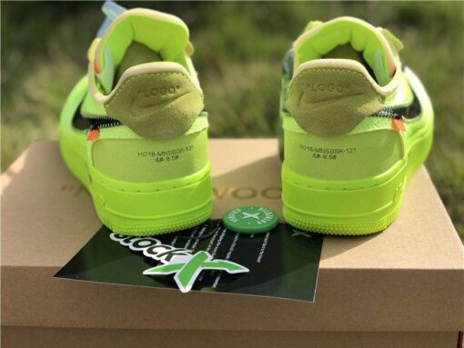 Air Force 1 Low Off White Volt heel