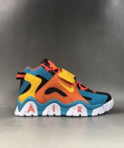 Nike Air Barrage Mid QS Blue Yellow Orange Black