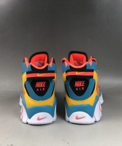 Nike Air Barrage Mid QS Blue Yellow Orange Black 3