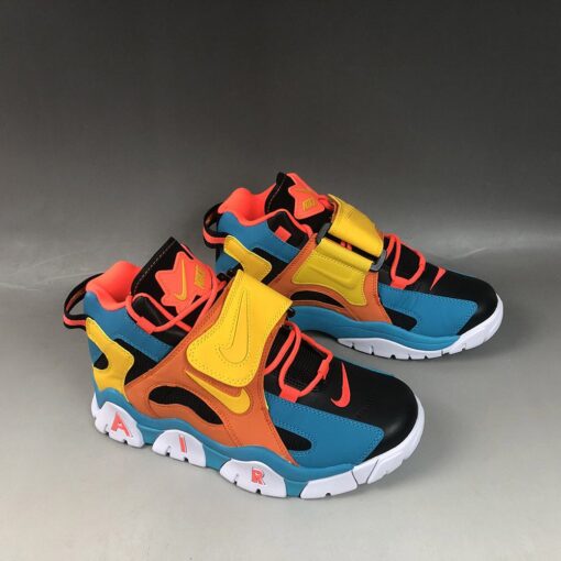 Nike Air Barrage Mid QS Blue Yellow Orange Black 4