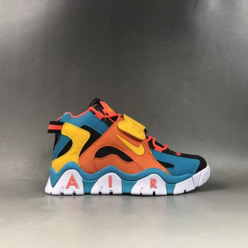 Nike Air Barrage Mid QS Blue Yellow Orange Black