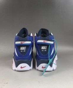 Nike Air Barrage Mid White Blue Navy For Sale 3