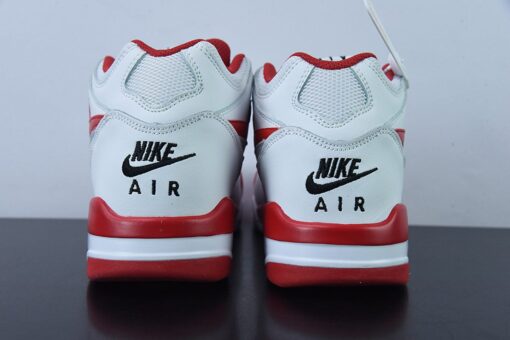 Nike Air Flight 89 White University Red Wolf Grey For Sale 7