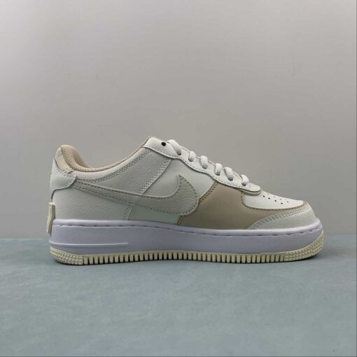 Nike Air Force 1 Shadow Light Tan FQ6871 111 For Sale 1