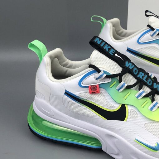 Nike Air Max 270 React Worldwide White For Sale 6