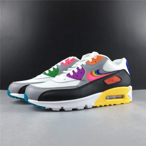 Nike Air Max 90 Be True White Multi Color Black Wolf Grey 2