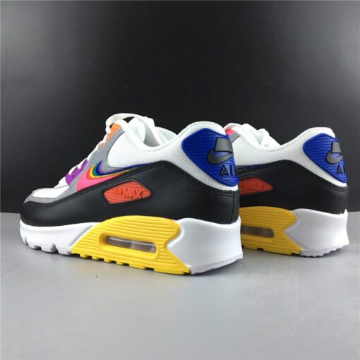 Nike Air Max 90 Be True White Multi Color Black Wolf Grey 3