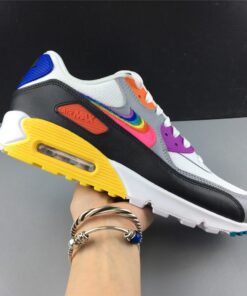 Nike Air Max 90 Be True White Multi Color Black Wolf Grey 7