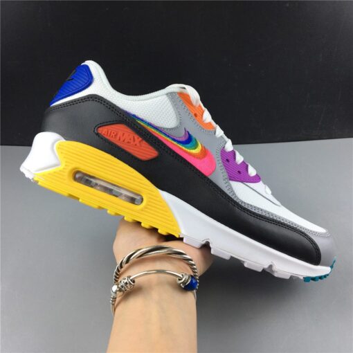 Nike Air Max 90 Be True White Multi Color Black Wolf Grey 7