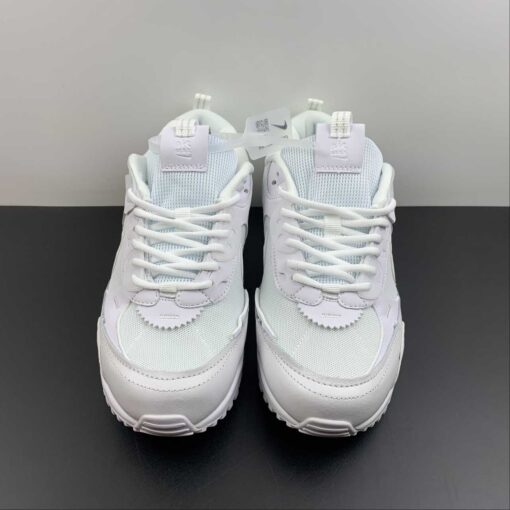 Nike Air Max 90 Futura Triple White For Sale 3