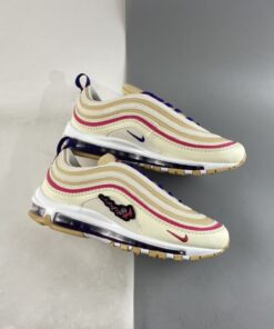 Nike Air Max 97 Air Sprung Sesame Coconut Milk Electro Purple For Sale 1