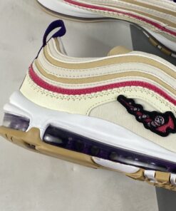 Nike Air Max 97 Air Sprung Sesame Coconut Milk Electro Purple For Sale 2