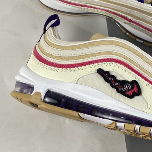 Nike Air Max 97 Air Sprung Sesame Coconut Milk Electro Purple For Sale 2