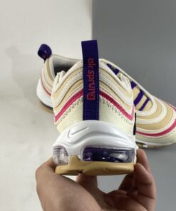 Nike Air Max 97 Air Sprung Sesame Coconut Milk Electro Purple For Sale 4