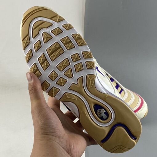 Nike Air Max 97 Air Sprung Sesame Coconut Milk Electro Purple For Sale 5