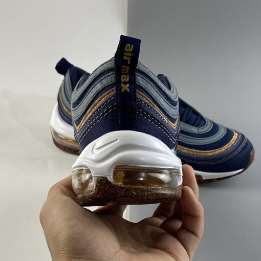 Nike Air Max 97 Cork Hasta Obsidian Thunder Blue Bucktan White Wheat For Sale 4