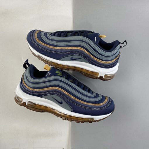 Nike Air Max 97 Cork Hasta Obsidian Thunder Blue Bucktan White Wheat For Sale