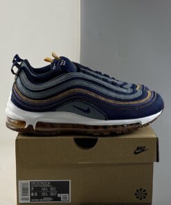 Nike Air Max 97 Cork Hasta Obsidian Thunder Blue Bucktan White Wheat For Sale 7