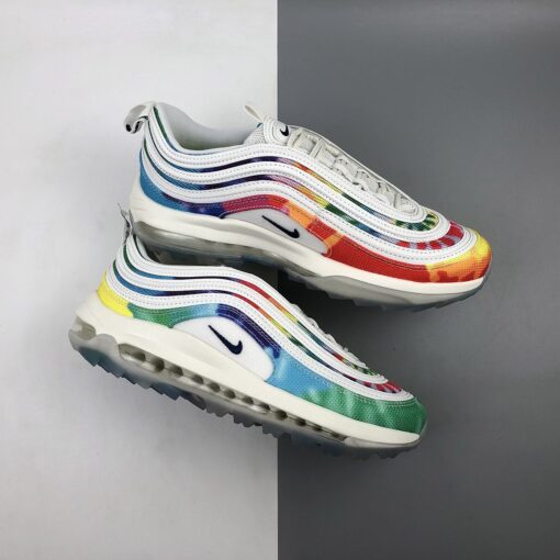 Nike Air Max 97 Golf Tie Dye White For Sale 1