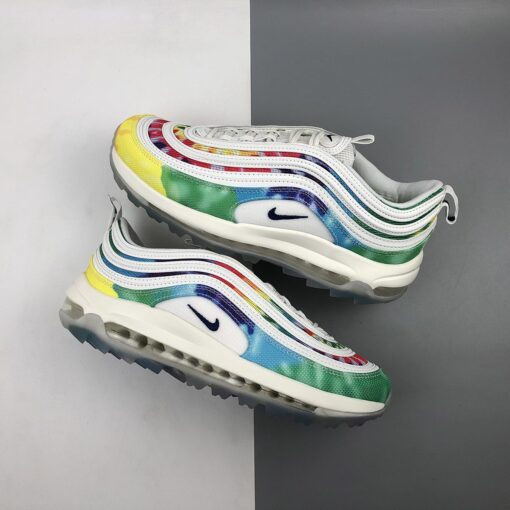 Nike Air Max 97 Golf Tie Dye White For Sale