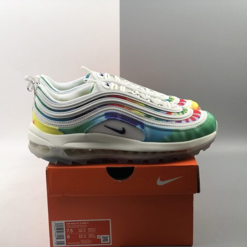 Nike Air Max 97 Golf Tie Dye White For Sale 7