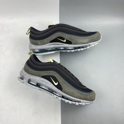 Nike Air Max 97 Rock Climbing Black Blue Olive Yellow For Sale 1