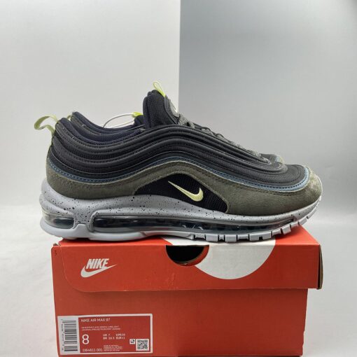 Nike Air Max 97 Rock Climbing Black Blue Olive Yellow For Sale 7