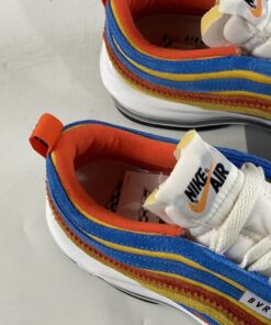 Nike Air Max 97 SE Running Club Pollen Blue University Red Orange For Sale 3