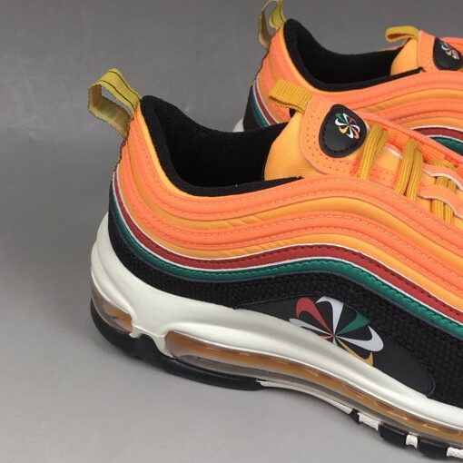 Nike Air Max 97 Sunburst Black University Gold Lucid Green 6