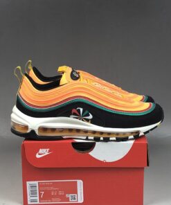 Nike Air Max 97 Sunburst Black University Gold Lucid Green 9