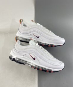 Nike Air Max 97 White Multi Color Pull Tabs For Sale 1