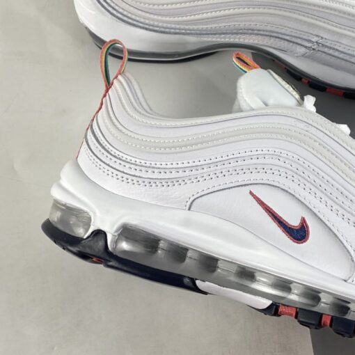 Nike Air Max 97 White Multi Color Pull Tabs For Sale 2