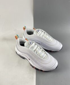 Nike Air Max 97 White Multi Color Pull Tabs For Sale 6