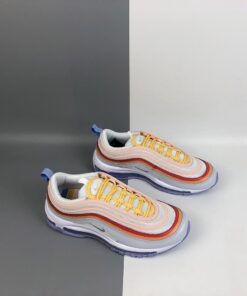 Nike Air Max 97 White Red Orange Sunny Yellow For Sale 4