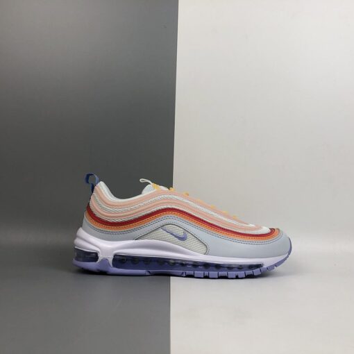 Nike Air Max 97 White Red Orange Sunny Yellow For Sale