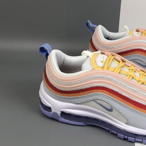 Nike Air Max 97 White Red Orange Sunny Yellow For Sale 6