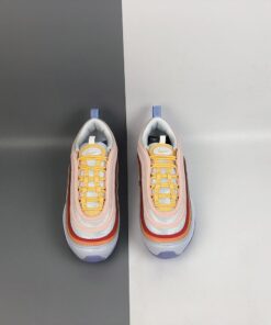 Nike Air Max 97 White Red Orange Sunny Yellow For Sale 7