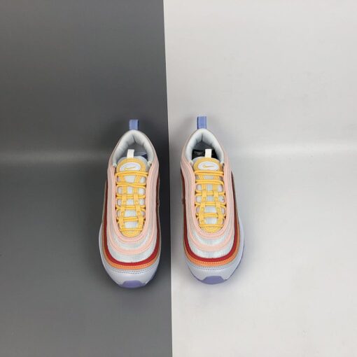 Nike Air Max 97 White Red Orange Sunny Yellow For Sale 7