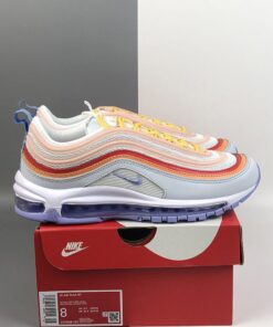 Nike Air Max 97 White Red Orange Sunny Yellow For Sale 8