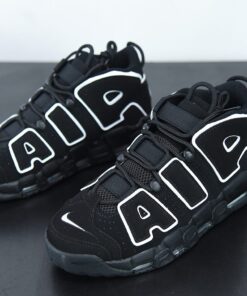 Nike Air More Uptempo Black White 414962 002 For Sale 3