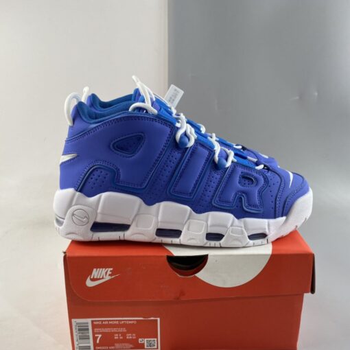 Nike Air More Uptempo Blue White For Sale 7