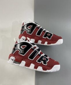 Nike Air More Uptempo Bulls Varsity Red White Black 1 1