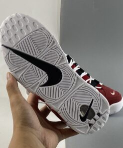 Nike Air More Uptempo Bulls Varsity Red White Black 5 1