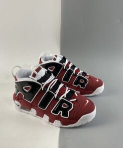 Nike Air More Uptempo Bulls Varsity Red White Black 6 1