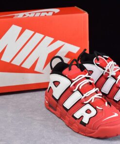 Nike Air More Uptempo Chicago Red White Black CD9402 600 For Sale
