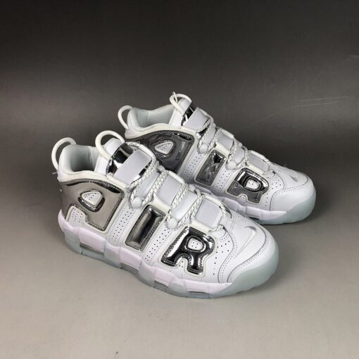 Nike Air More Uptempo Chrome 917593 100 For Sale 4