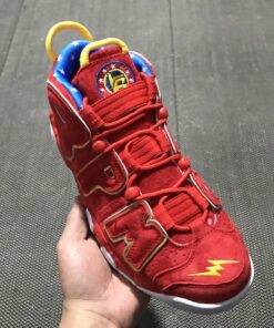 Nike Air More Uptempo Doernbecher Red Suede For Sale 2