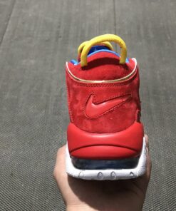 Nike Air More Uptempo Doernbecher Red Suede For Sale 4