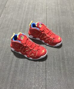 Nike Air More Uptempo Doernbecher Red Suede For Sale 7