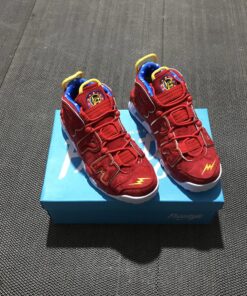 Nike Air More Uptempo Doernbecher Red Suede For Sale 9